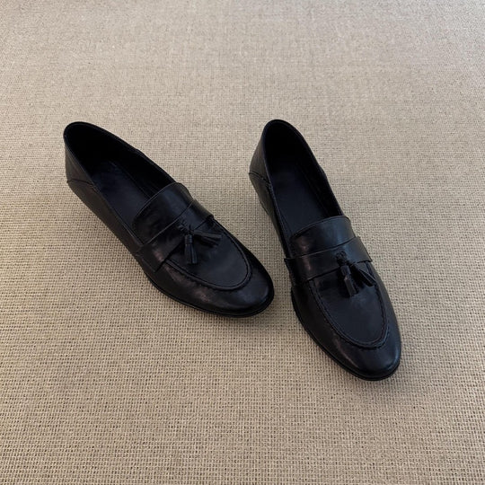 Damen elegante Mokassins mit modischem Quasten-Design R&B