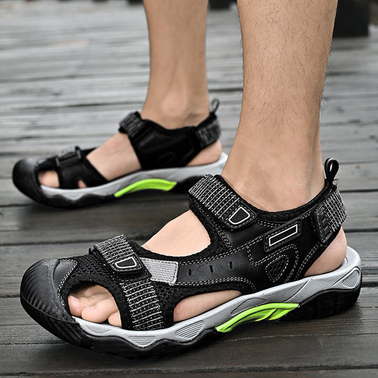 Damen Sportliche Outdoor-Sandalen mit verstellbaren Riemen und rutschfester Sohle R&B