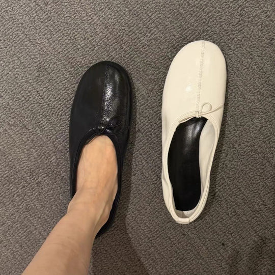 Damen Ballerinas mit Elegantem Knoten-Detail und Flexibler Sohle R&B