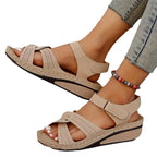 Damen Komfortable Keilsandalen R&B