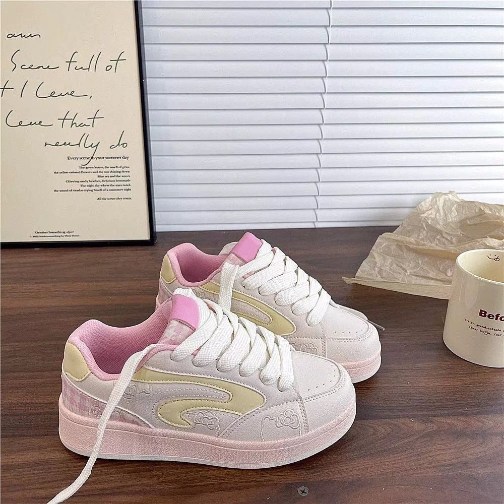 Damen Sport Sneakers mit trendigem Grafikdesign und bequemer Polsterung R&B