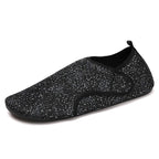 Damen nan nahtloser Strick-Slipper mit ultraflexibler Antirutschsohle R&B