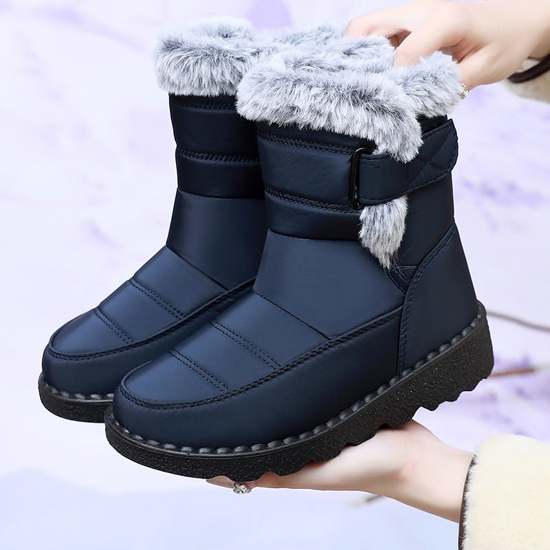 Damen Winterstiefel mit kuscheligem Futter und rutschfester Sohle R&B
