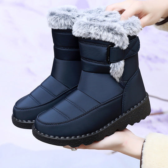 Damen Winterstiefel mit kuscheligem Futter und rutschfester Sohle R&B