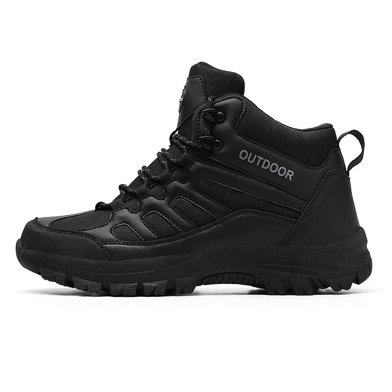 Damen Stabile und wetterfeste Wanderschuhe mit hohem Schaft R&B