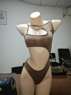 Damen Cut-Out Badeanzug R&B