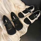 Damen elegante Ballerinas mit komfortablem Riemchen und modischer Perlenapplikation R&B