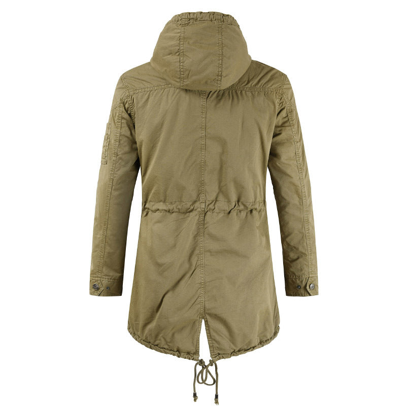 Herren Funktionsjacke mit praktischem Reißverschluss und verstellbarer Kapuze R&B
