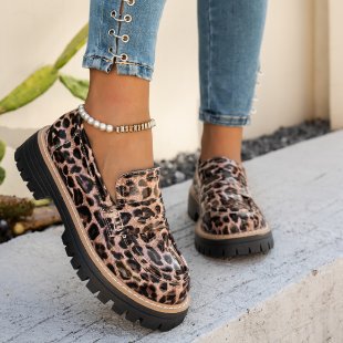 Damen Modische Loafers mit komfortablem Plateau und eleganter Sohle R&B