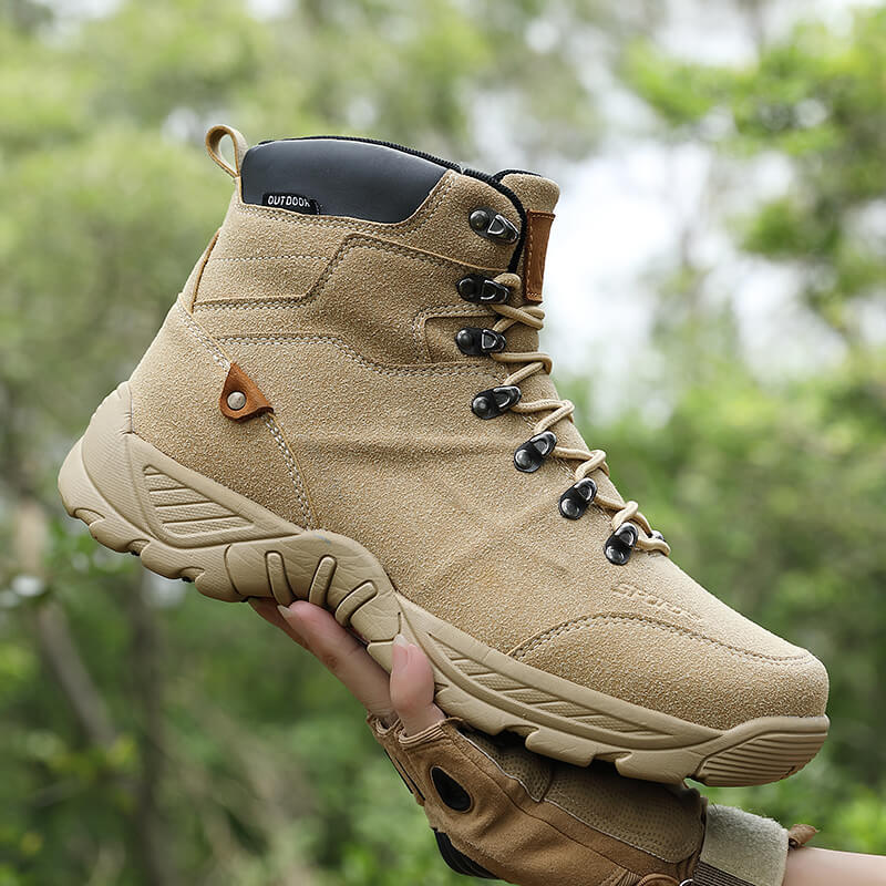 Herren Wetterschutz Stiefel mit verstärktem Knöchelschutz und rutschfester Sohle R&B