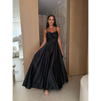 Damen Elegantes Bodenlanges Abendkleid