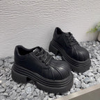 Damen Modische Chunky Sneakers mit robuster Plateau-Sohle