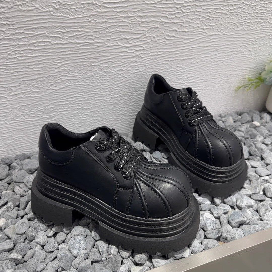 Damen Modische Chunky Sneakers mit robuster Plateau-Sohle