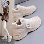 Damen Modische Sneakers mit seitlichem Klettverschluss und rutschfester Sohle R&B