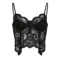 Damen Spitzen-Bustier mit floralem Design und verstellbaren Trägern R&B