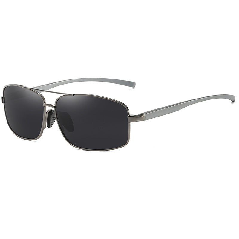 R&B | Vintage Square Aluminium Magnesium Polarisierte Sonnenbrille