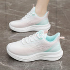 Damen Atmungsaktive Lauf-Sneaker mit elastischem Futter und dämpfender Sohle R&B