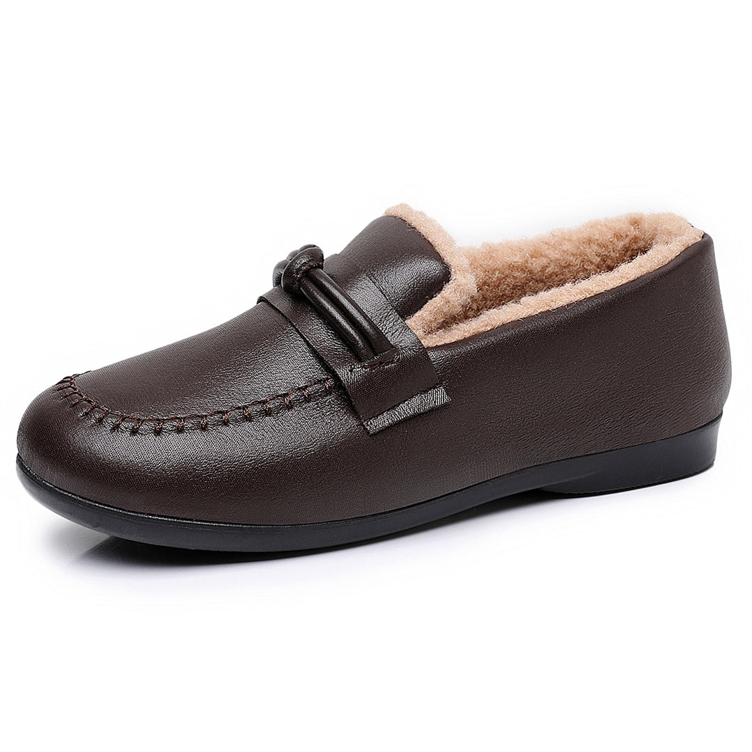 Damen warme Hausschuhe mit kuscheligem Futter R&B
