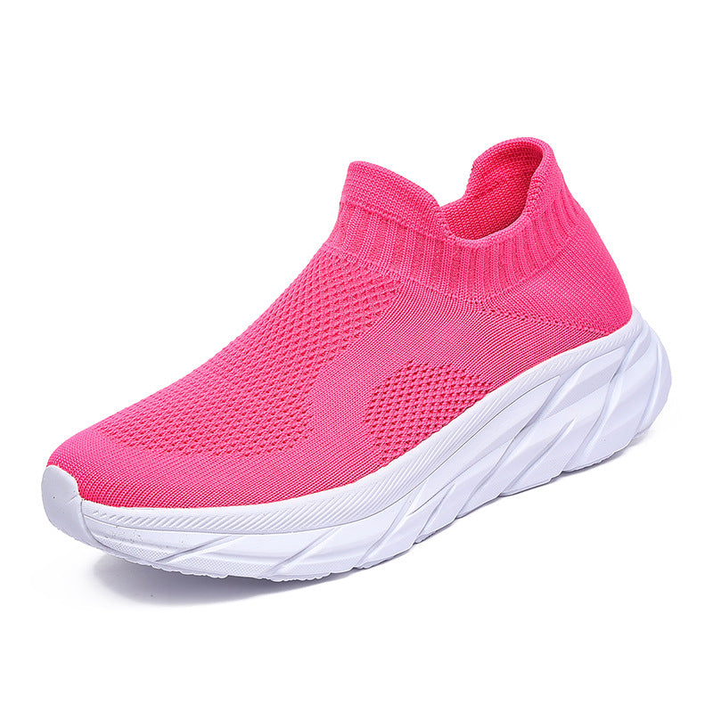 Damen Atmungsaktive Strick-Sneaker mit flexiblem Sockendesign R&B