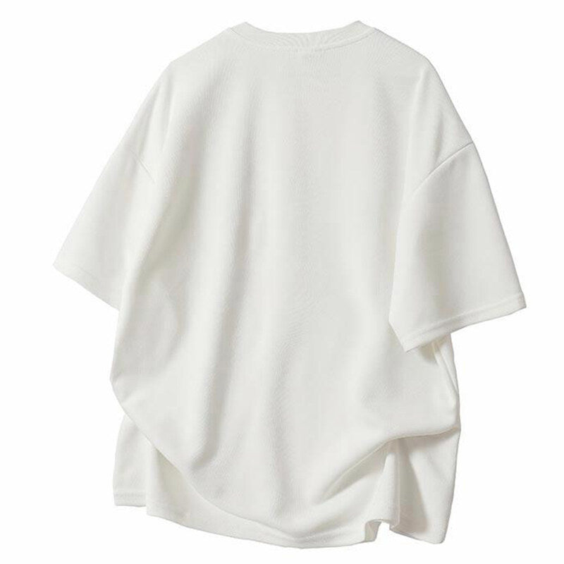 Damen Oversized T-Shirt mit modernem Schnitt und dekorativen Akzenten