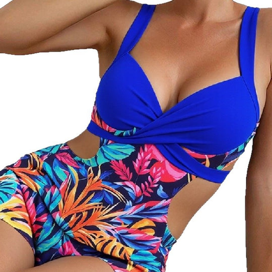 Damen Bunter Badanzug R&B