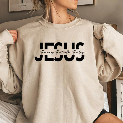 Damen lässiger Sweatshirt mit inspirierendem Spruch und hohem Tragekomfort R&B