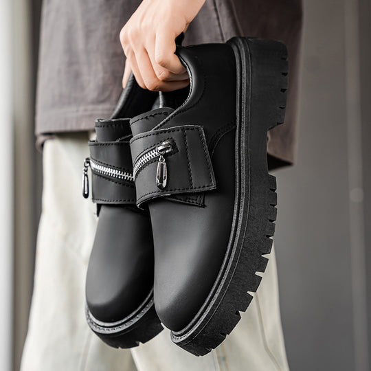 Damen Modische Schnürschuhe mit praktischer Zip-Verschluss und rutschfester Sohle R&B