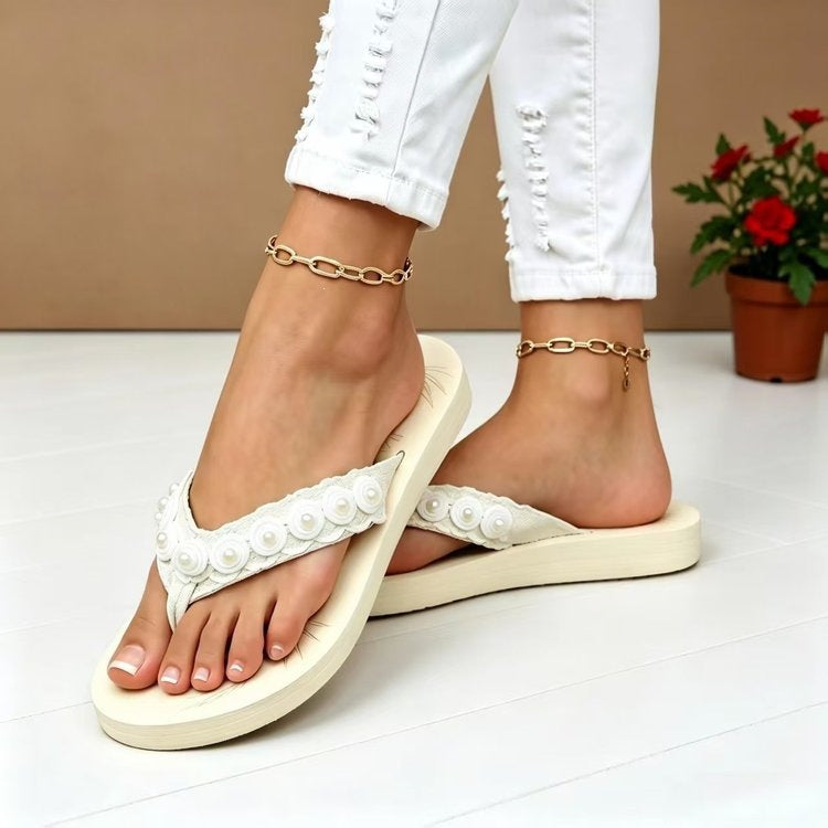 Damen Komfortable Zehentrenner Sandalen R&B