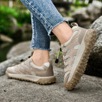 Damen Sportliche Trail-Schuhe mit Schnellschnürsystem und rutschfester Sohle R&B