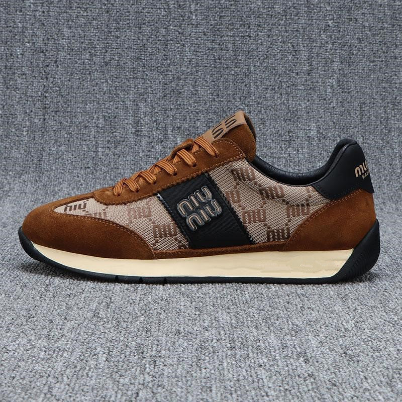 Damen Komfortable und stilvolle Sneakers mit hochwertiger Oberflächenstruktur R&B