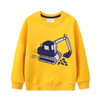 Unisex Sweatshirt mit lustigem Bagger-Design R&B