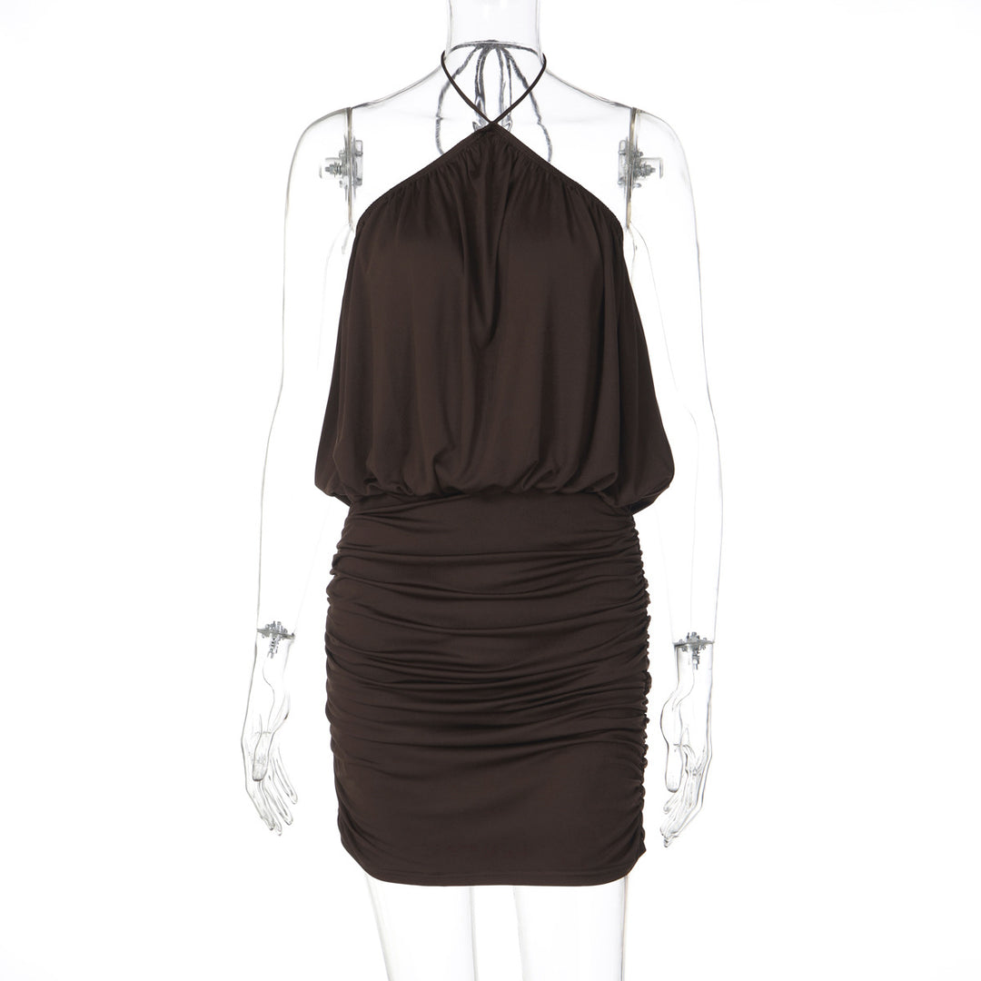 Damen Wickelkleid mit gerafftem Design R&B