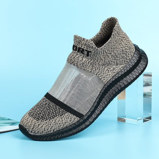 Damen Atmungsaktive Stricksneaker mit flexiblem Sockendesign R&B