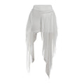 Damen Maxi-Skirt mit fließendem Chiffon und asymmetrischem Schnitt R&B