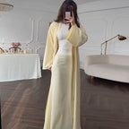 Damen eleganter Langmantel mit weich fließender Silhouette R&B