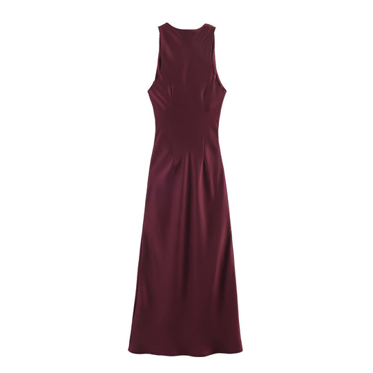 Damen elegantes Sommerkleid mit fließendem Schnitt und charmanten Rüschendetails R&B