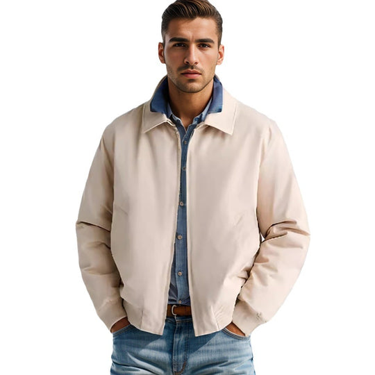 Herren leichte Übergangsjacke im sportlichen Schnitt R&B