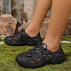 Damen Sportliche Sneaker mit atmungsaktivem Obermaterial und rutschfester Sohle R&B