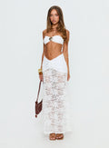 Damen Strandkleid mit raffinierten Spitzen-Detail und verstellbarem Bindedetail R&B