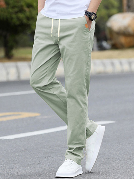 Herren Freizeit-Hose mit atmungsaktivem Material und elastischem Bund R&B