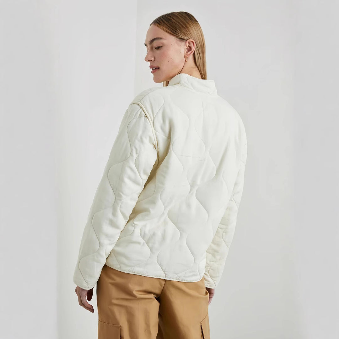 Damen gesteppte Übergangsjacke mit hohem Kragen R&B