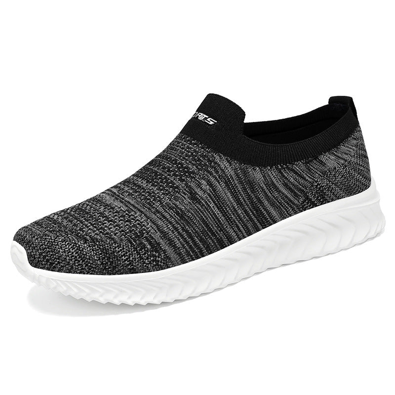 Damen Slip-On Sneakers mit atmungsaktivem Strickobermaterial von R&B