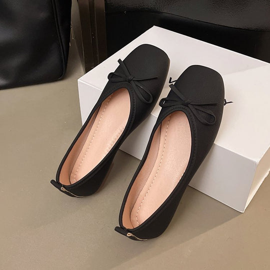 Damen modische Ballerinas mit glamourösem Schmuckdetail R&B