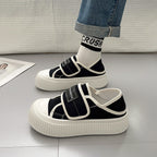 Damen Sneakers mit verstellbarem Klettverschluss und dämpfender Plateau-Sohle R&B