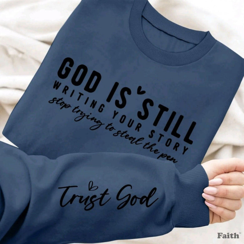 Damen Sweatshirt mit inspirierendem Schriftzug und weichem Material R&B