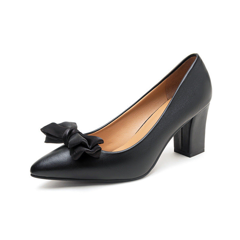 Damen High Heel Pumps mit dekorativer Schleifenapplikation R&B