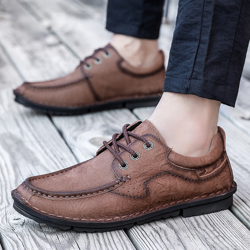 Herren Premium Mokassins mit hochwertigem Leder und rutschfester Sohle R&B
