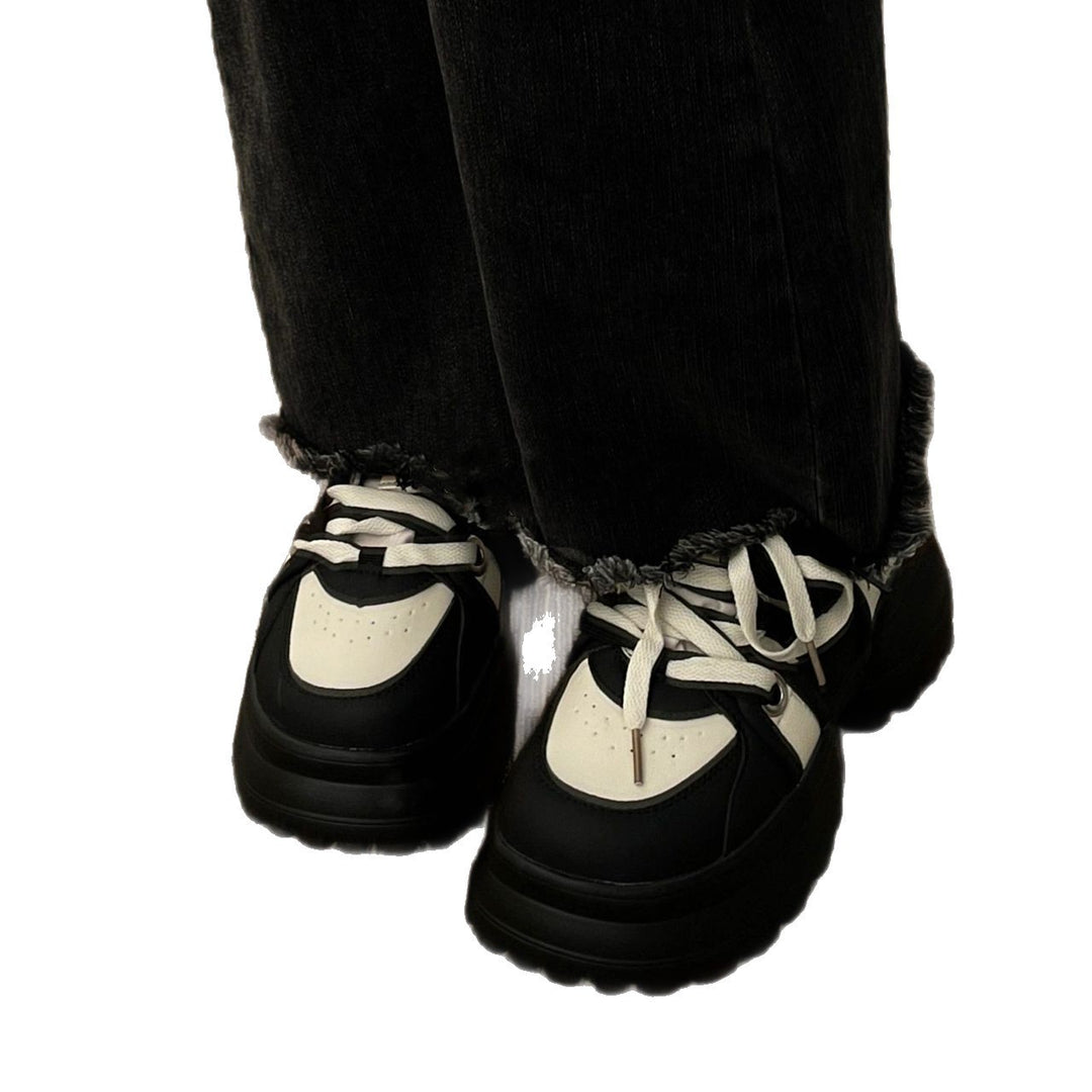 Damen Sportliche Chunky Sneakers mit rutschfester Laufsohle und atmungsaktivem Obermaterial R&B