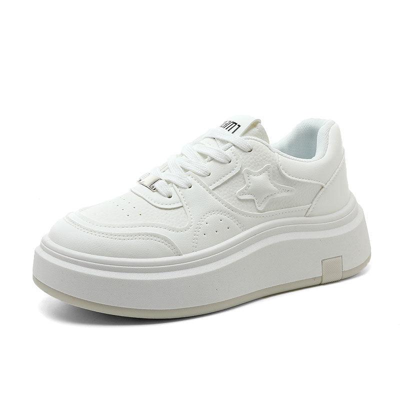 Damen Modische Plateausneaker mit sportlichem Design und atmungsaktiven Materialien R&B