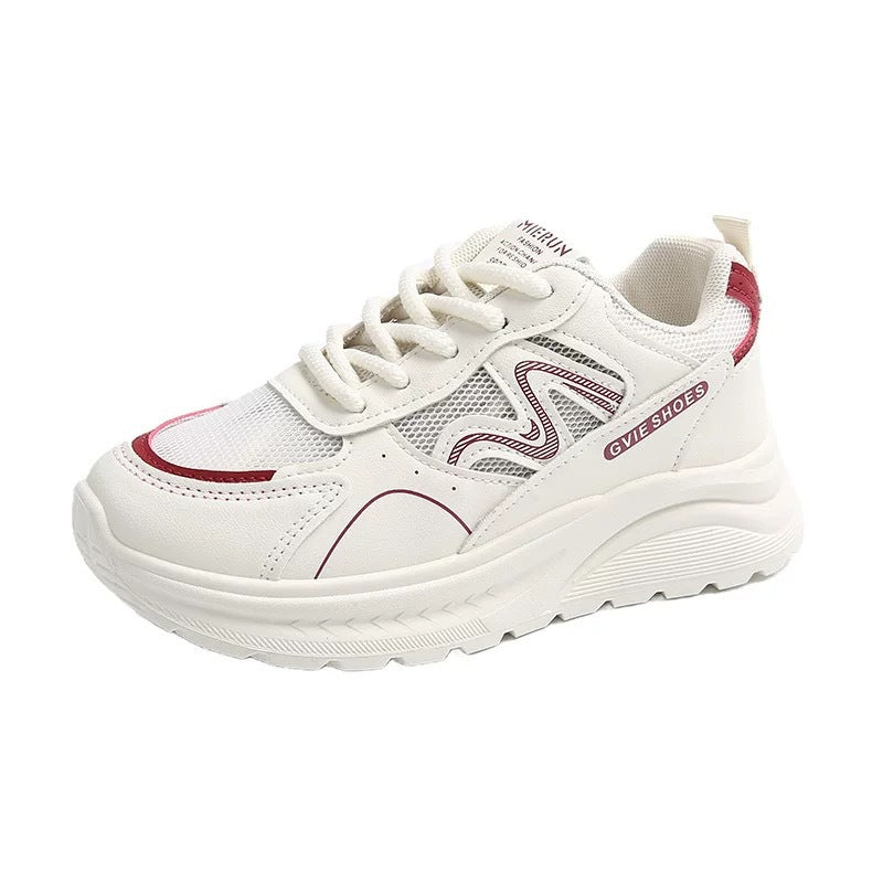 Damen Sportliche Chunky Sneakers mit atmungsaktivem Obermaterial und robustem Profil R&B